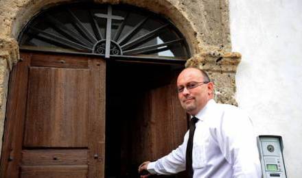 Pascal Vesin, à Megève le 24 mai dernier © JEAN-PIERRE CLATOT / AFP