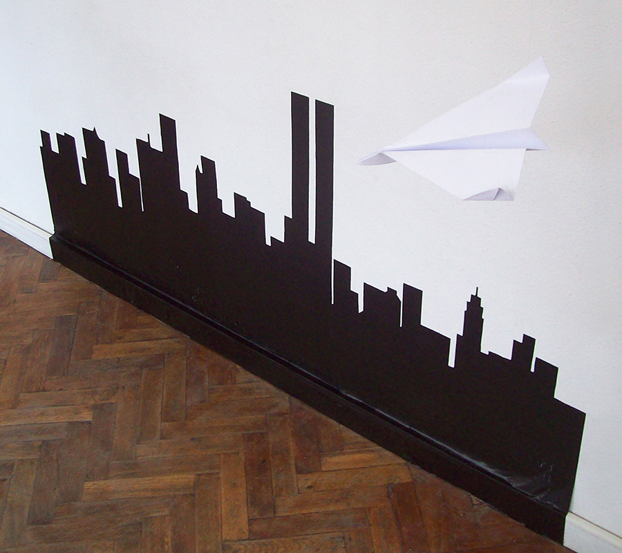 Hope, d’Édouard Rolland (2009). Installation in situ, Bruxelles. © Édouard Rolland
